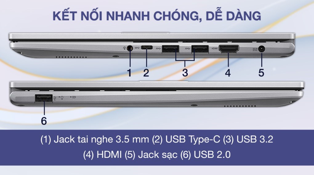 Laptop Asus Vivobook 14 X1404VA i5 1335U/8GB/512GB/Win11 (NK123W)
