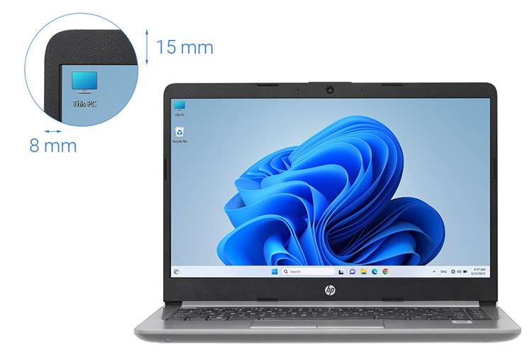 Laptop HP 245 G9 R5 5625U/8GB/512GB/Win11 (6L1N9PA) Màu Bạc