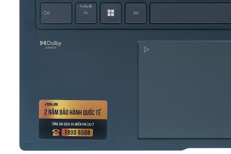 Laptop Asus Zenbook 14 Flip OLED UP3404VA i5 1340P/16GB/512GB/Touch/Pen/Cáp/Túi/Win11 (KN038W) Màu Xanh