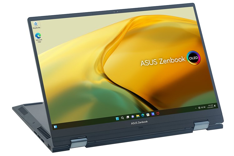 Laptop Asus Zenbook 14 Flip OLED UP3404VA i5 1340P/16GB/512GB/Touch/Pen/Cáp/Túi/Win11 (KN038W) Màu Xanh