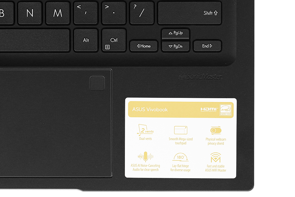 Laptop Asus Vivobook 14 A1405VA i3 1315U/8GB/512GB/Win11 (LY097W) Màu Đen