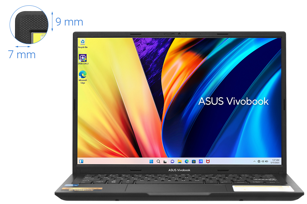 Laptop Asus Vivobook 14 A1405VA i3 1315U/8GB/512GB/Win11 (LY097W) Màu Đen