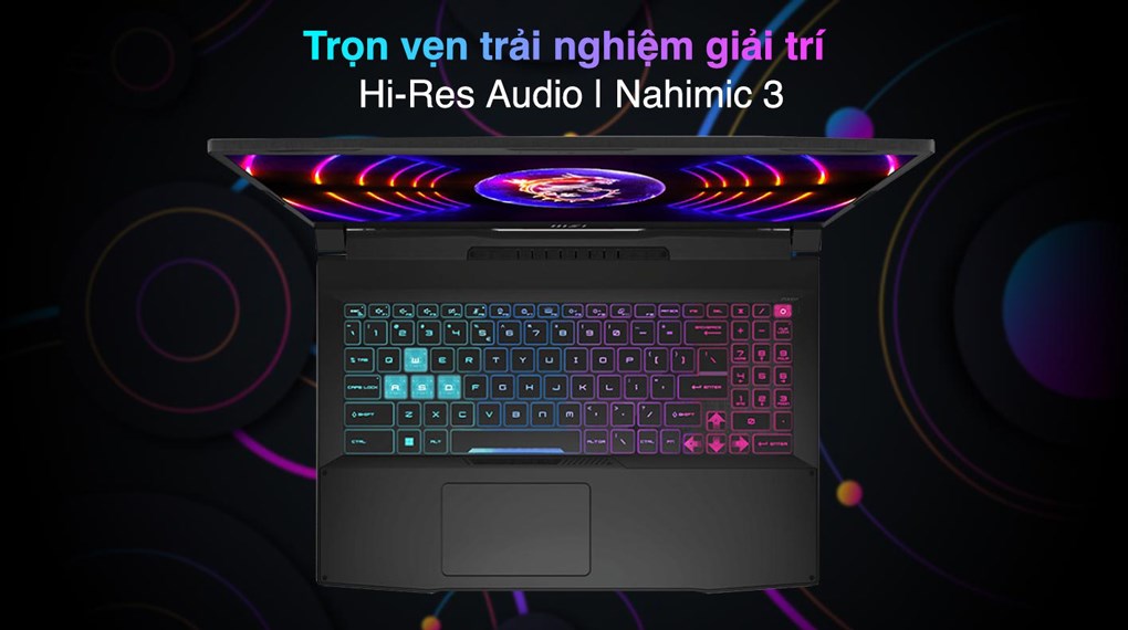 Laptop MSI Gaming Katana 15 B13VEK i7 13620H/8GB/512GB/6GB RTX4050/144Hz/Balo/Win11 (252VN)