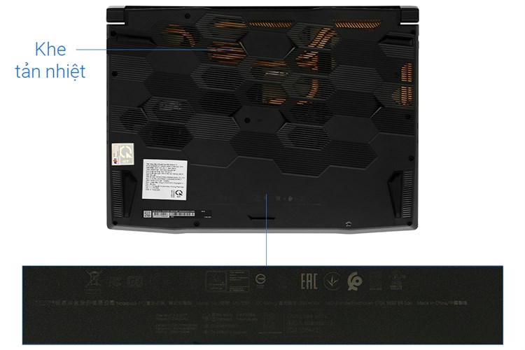 Laptop MSI Gaming Katana 15 B13VEK i7 13620H/8GB/512GB/6GB RTX4050/144Hz/Balo/Win11 (252VN) Màu Đen