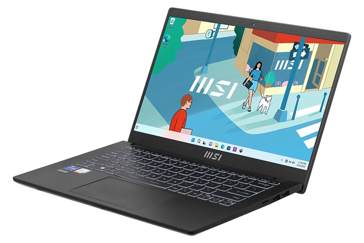 Laptop MSI Modern 14 C13M i7 1355U/16GB/512GB/Win11 (607VN) Màu Đen