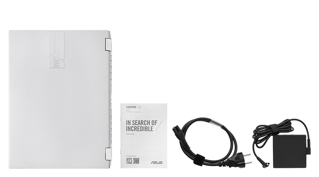 Bộ sản phẩm gồm: Thùng máy, Sạc Laptop Asus ( 90W ), Sách hướng dẫn