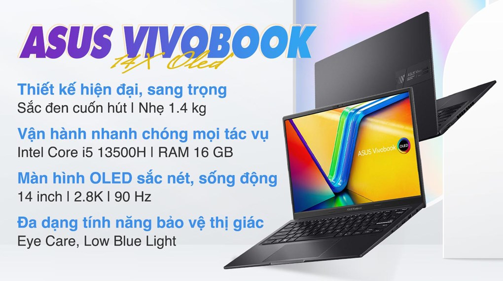 Laptop Asus Vivobook 14X OLED S3405VA i5 13500H/16GB/512GB/Win11 (KM072W) hover