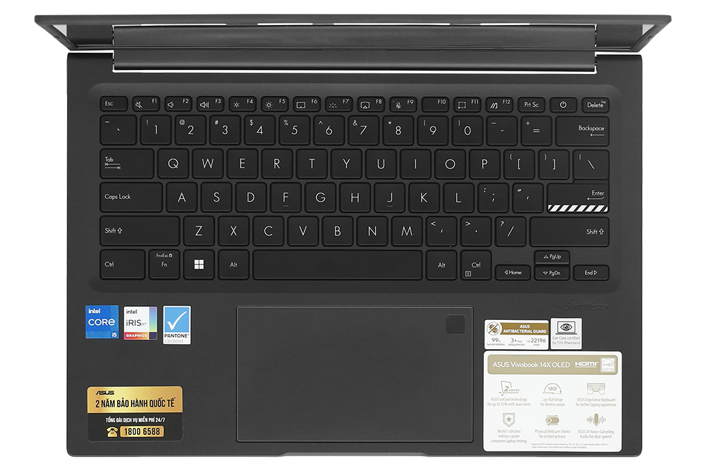 Laptop Asus Vivobook 14X OLED S3405VA i5 13500H/16GB/512GB/Win11 (KM072W) Màu Đen