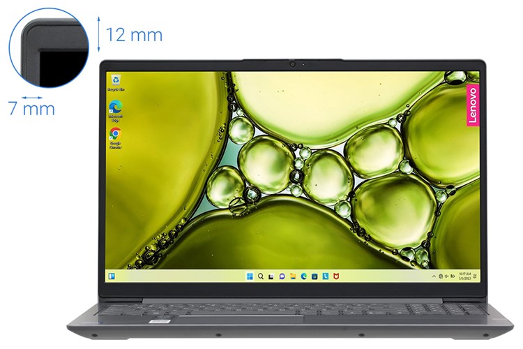 Laptop Lenovo IdeaPad 3 15ITL6 i7 1165G7/8GB/512GB/Win11 (82H803CUVN) Màu Xám
