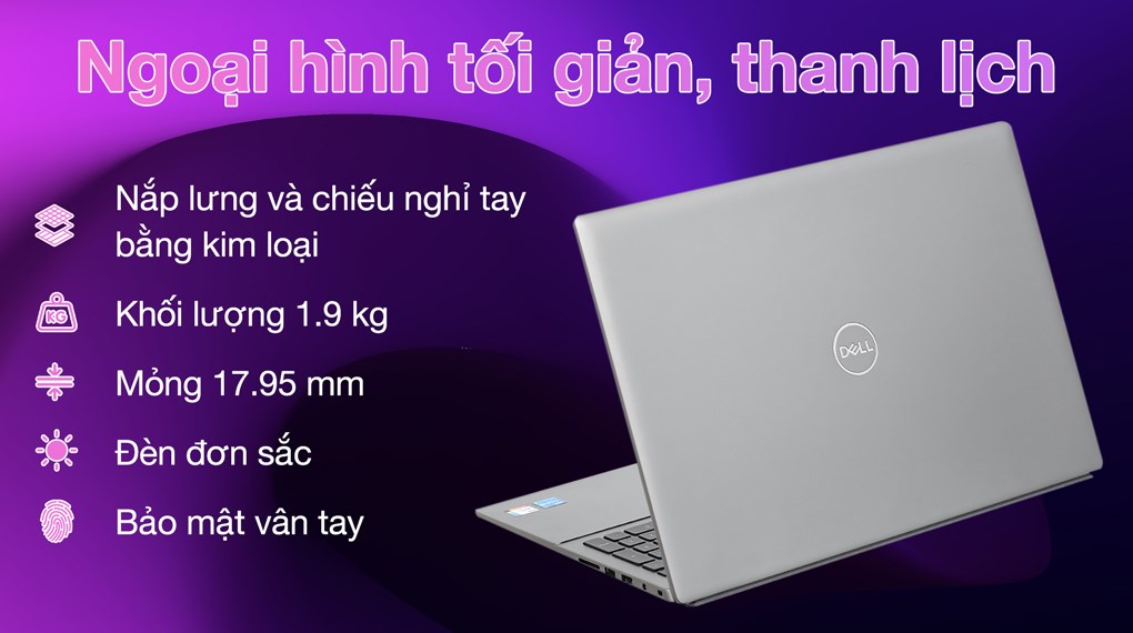 Laptop Dell Vostro 16 5630 i5 1340P/8GB/512GB/OfficeHS/Win11 (i5P085W11GRU)