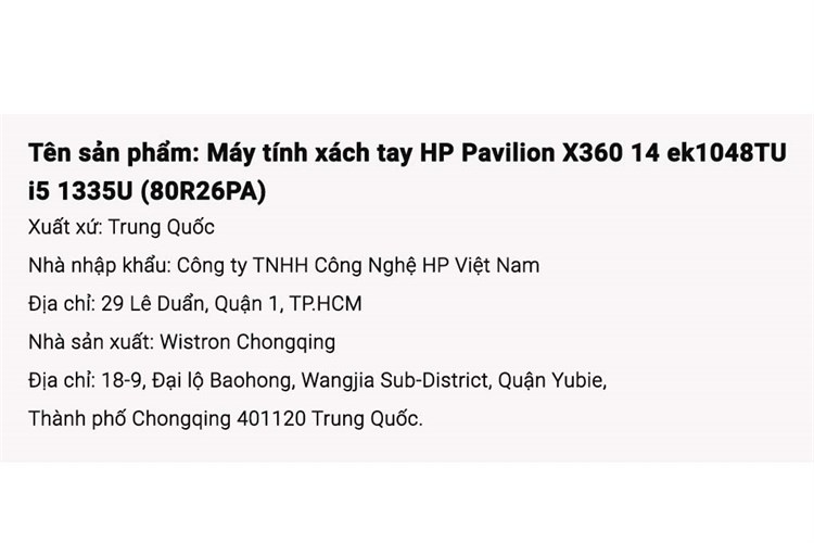 Laptop HP Pavilion X360 14 ek1048TU i5 1335U/8GB/512GB/Touch/Pen/Win11 (80R26PA) Màu Vàng