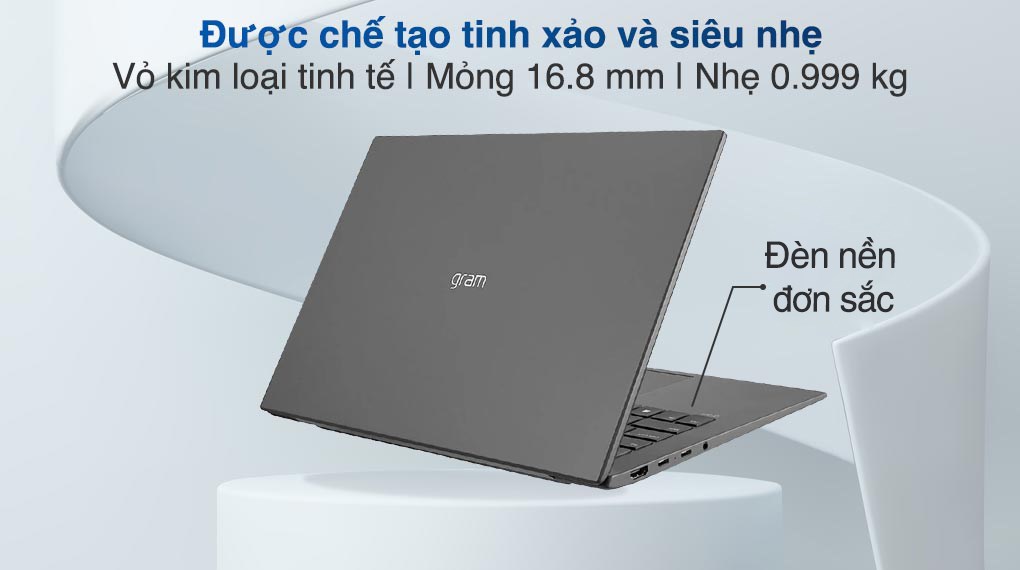 Laptop LG gram 2023 i5 1340P (14Z90R-G.AH53A5) - Thiết kế