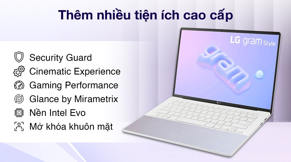 Laptop LG gram Style 2023 i5 1340P/16GB/512GB/90Hz/Win11 (14Z90RS-G.AH54A5)