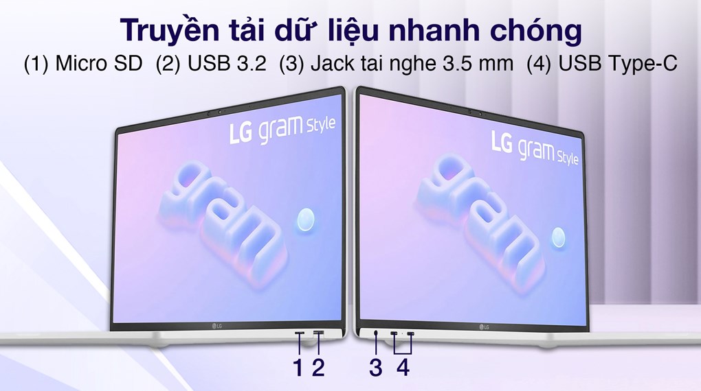 Laptop LG gram Style 2023 i5 1340P/16GB/512GB/90Hz/Win11 (14Z90RS-G.AH54A5)