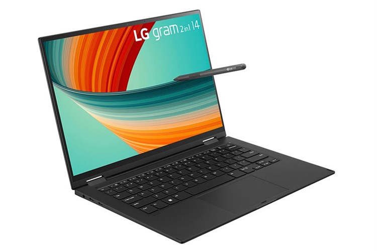 Laptop LG gram 2in1 2023 i5 1340P/16GB/512GB/Touch/Pen/Win11 (14T90R-G.AH55A5) Màu Đen