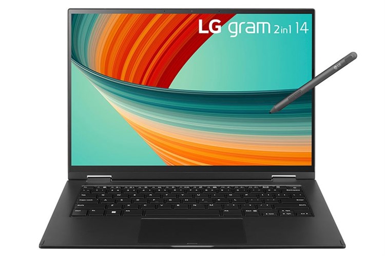 Laptop LG gram 2in1 2023 i5 1340P/16GB/512GB/Touch/Pen/Win11 (14T90R-G.AH55A5) Màu Đen