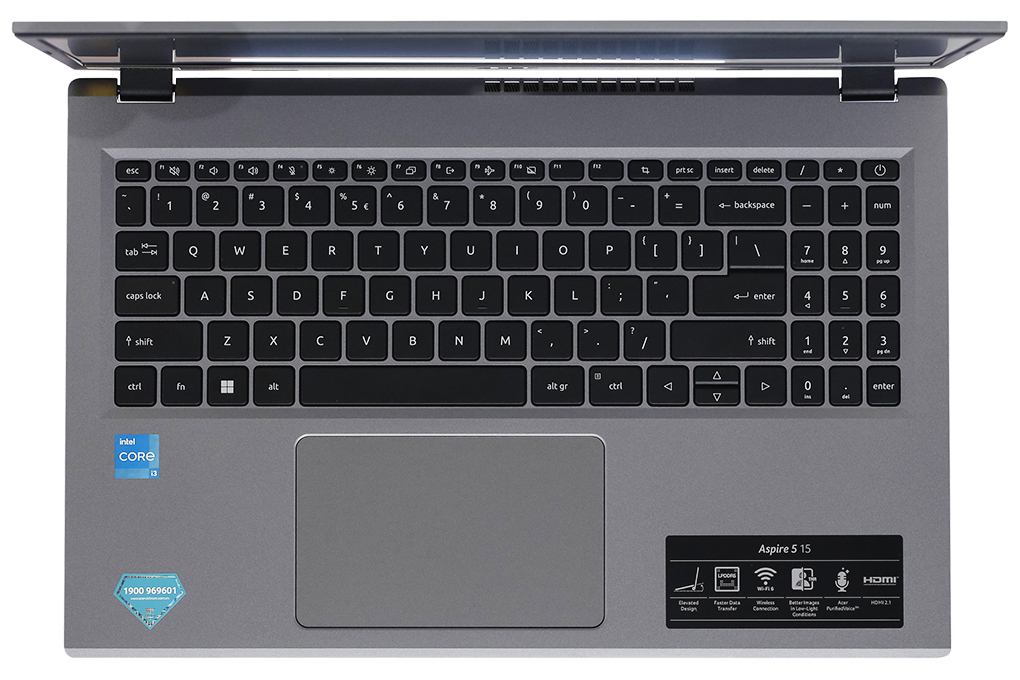 Laptop Acer Aspire 5 A515 58P 34RJ i3 1315U/8GB/512GB/Win11 (NX.KHJSV.003) Màu Xám