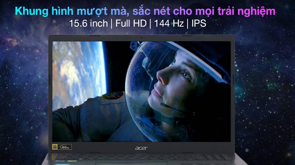 Laptop Acer Aspire 7 Gaming A715 76G 5132 i5 12450H/8GB/512GB/4GB GTX1650/144Hz/Win11 (NH.QMESV.002)