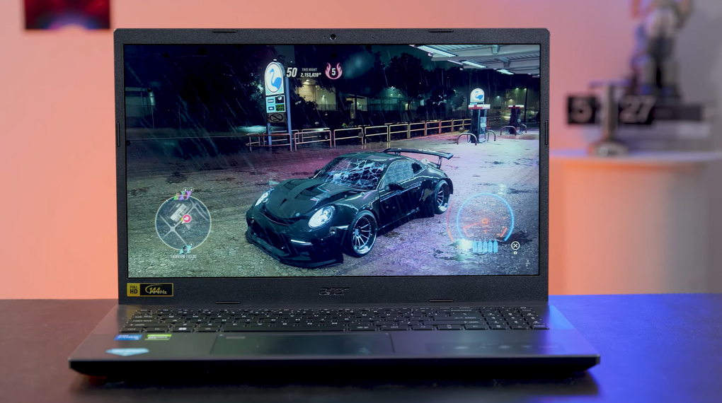 Laptop Acer Aspire 7 Gaming A715 76G 5132 i5 12450H (NH.QMESV.002) - Màn hình 