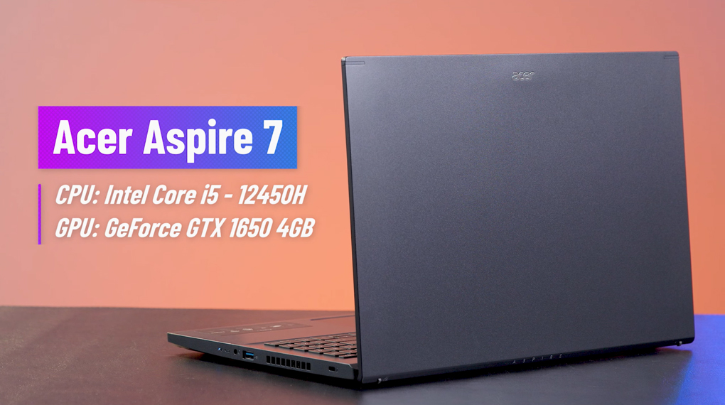 Laptop Acer Aspire 7 Gaming A715 76G 5132 i5 12450H (NH.QMESV.002) - Hiệu năng