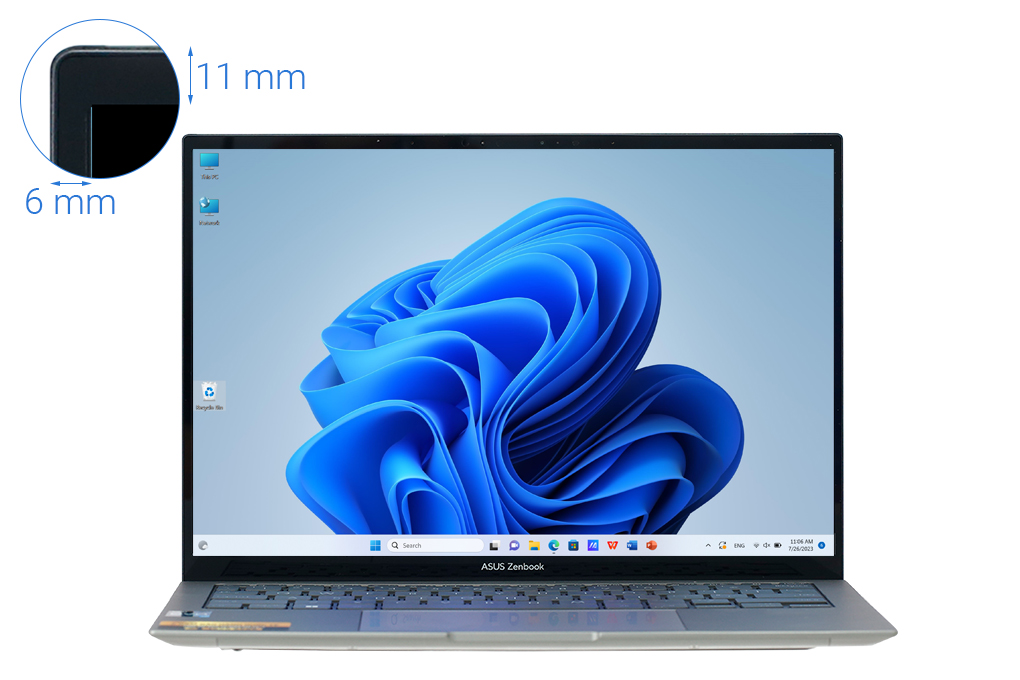 Laptop Asus Zenbook S 13 OLED UX5304VA i7 1355U/16GB/512GB/Túi/Win11 (NQ125W) Màu Xám