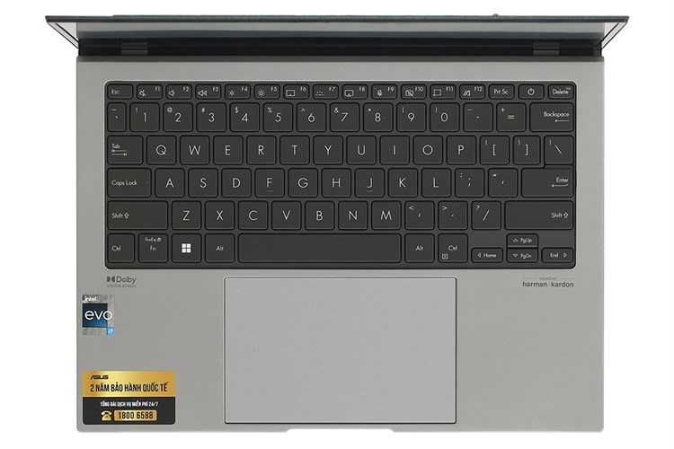 Laptop Asus Zenbook S 13 OLED UX5304VA i7 1355U/16GB/512GB/Túi/Win11 (NQ125W) Màu Xám