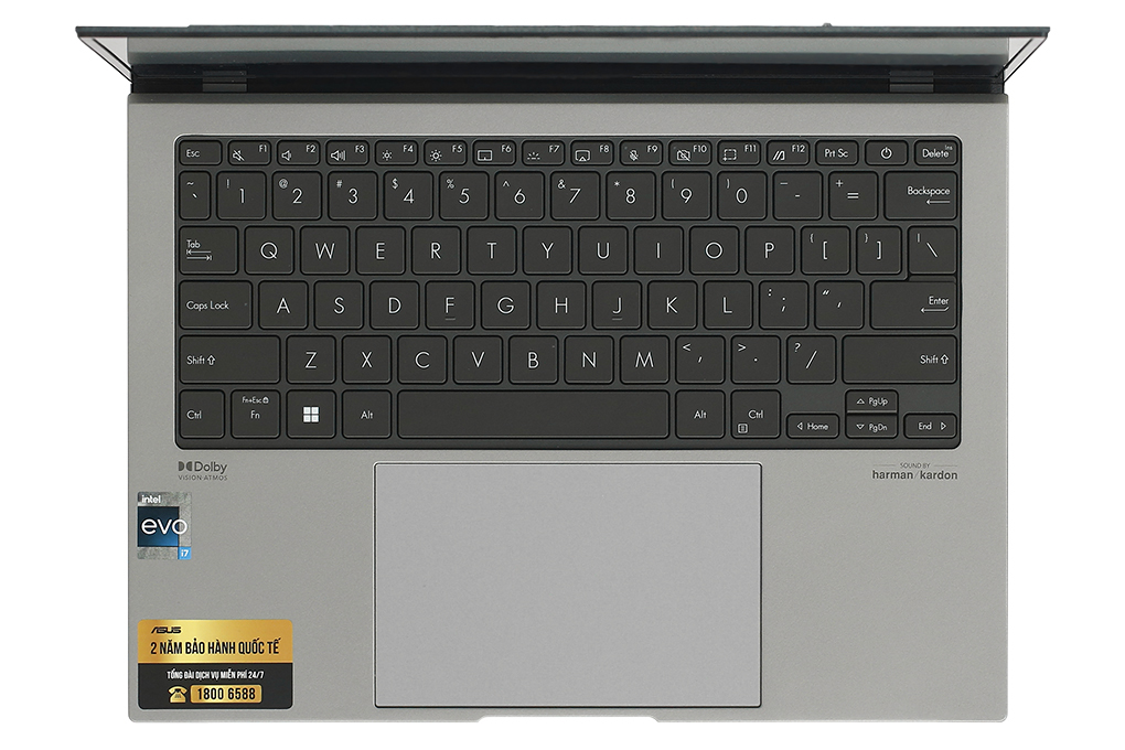Laptop Asus Zenbook S 13 OLED UX5304VA i7 1355U/32GB/1TB/Túi/Win11 (NQ126W) Màu Xám