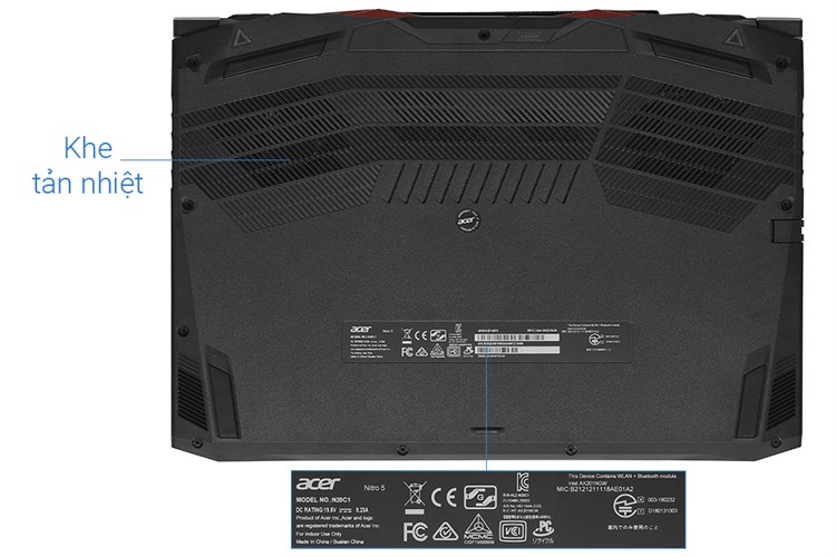 Laptop Acer Gaming Nitro 5 AN515 57 53F9 i5 11400H/8GB/512GB/4GB RTX3050/144Hz/Win11 (NH.QENSV.008) Màu Đen