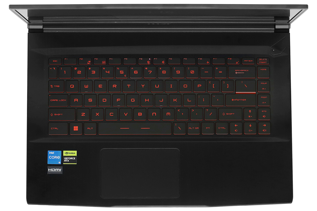 Laptop MSI Gaming GF63 Thin 12VE - 460VN (i5 12450H, 8GB, 512GB, RTX 4050 6GB, Full HD 144Hz, Win11) Màu Đen