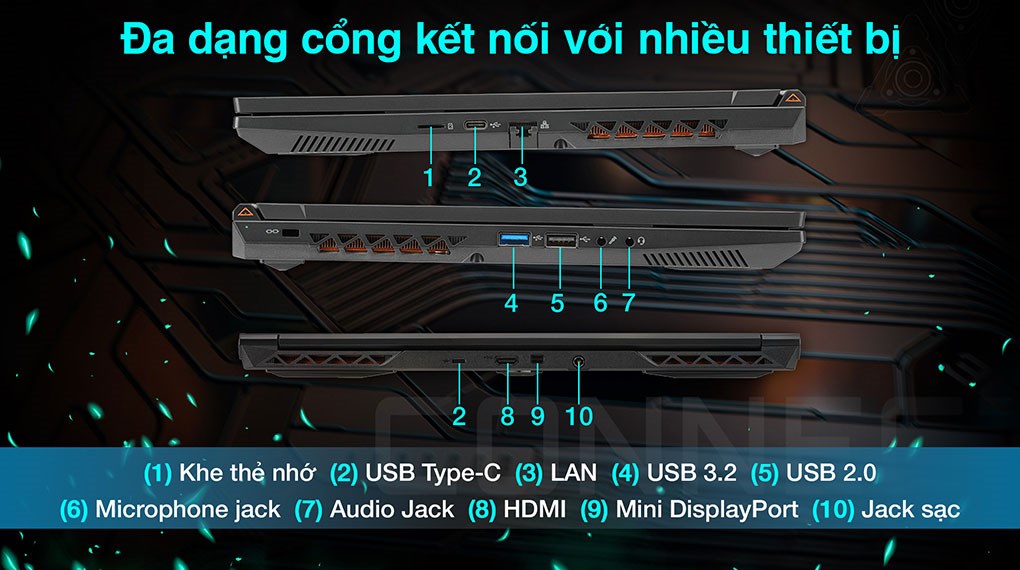 Laptop Gigabyte Gaming G5 i5 12500H/8GB/512GB/4GB RTX3050/144Hz/Win11 (GE-51VN263SH)