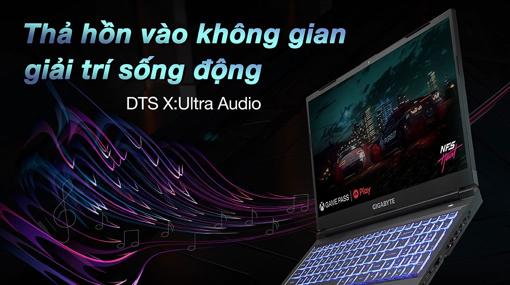 Laptop Gigabyte Gaming G5 i5 12500H/16GB/512GB/4GB RTX3050/144Hz/Win11 (GE-51VN213SH)