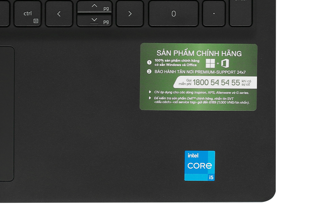 Laptop Dell Inspiron 3530 - N3530-i5U085W11BLU (i5 1335U, 8GB, 512GB, Full HD 120Hz, OfficeHS, Win11) Màu Đen