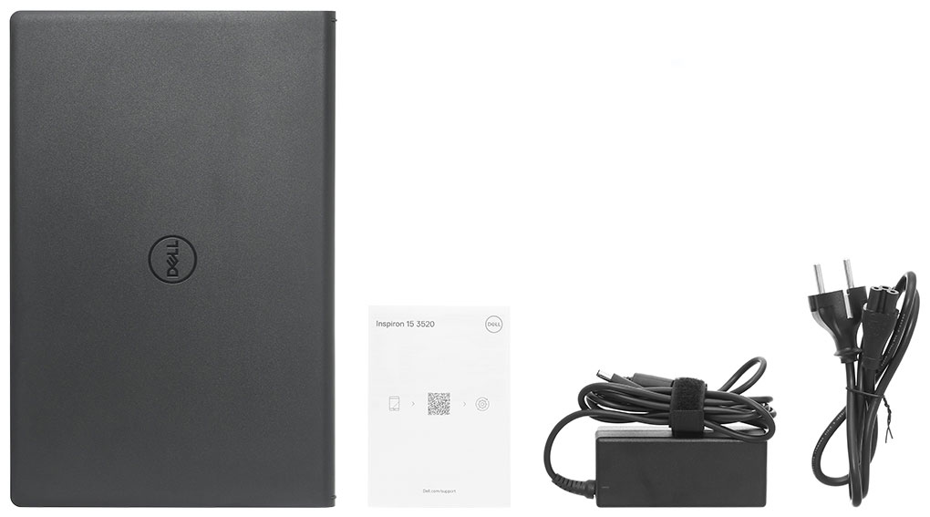 Bộ sản phẩm gồm: Thùng máy, Sạc Laptop Dell, Sách hướng dẫn