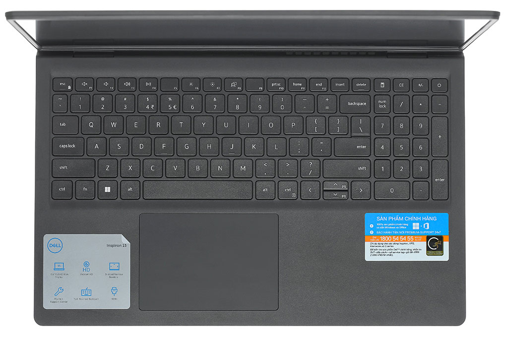 Laptop Dell Inspiron 15 3520 i3 1215U/8GB/512GB/120Hz/OfficeHS/Win11 (71003264) Màu Đen