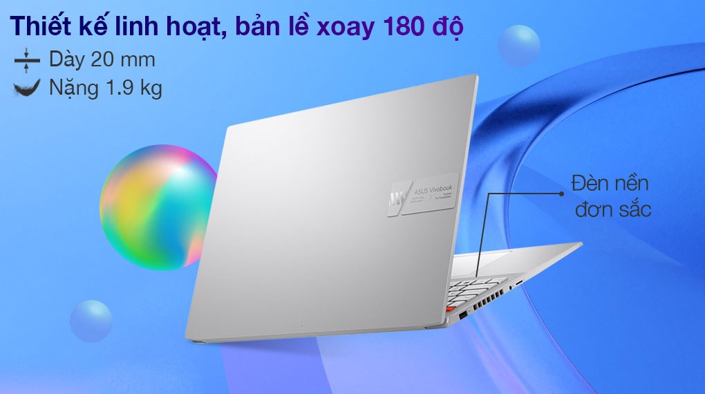 Laptop Asus Vivobook Pro 16 OLED K6602VV i9 13900H/16GB/1TB/8GB RTX4060/Win11 (MX077W)