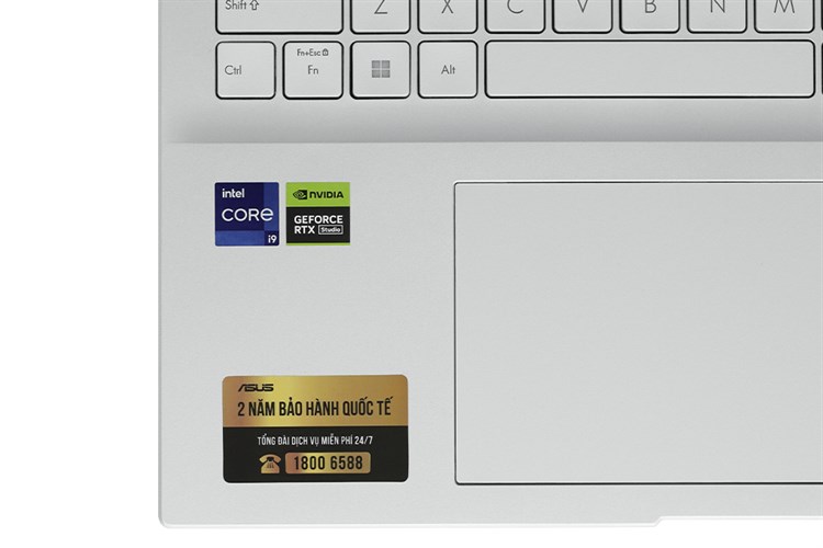 Laptop Asus Vivobook Pro 16 OLED K6602VV i9 13900H/16GB/1TB/8GB RTX4060/Win11 (MX077W) Màu Bạc