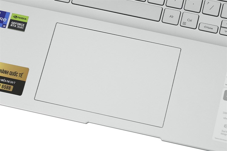 Laptop Asus Vivobook Pro 16 OLED K6602VV i9 13900H/16GB/1TB/8GB RTX4060/Win11 (MX077W) Màu Bạc