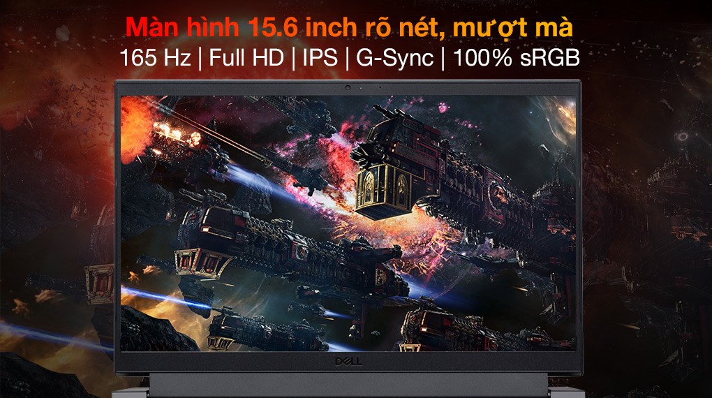Laptop Dell Gaming G15 5530 i7 13650HX/16GB/512GB/6GB RTX4050/165Hz/OfficeHS/Win11 (i7H165W11GR4050)