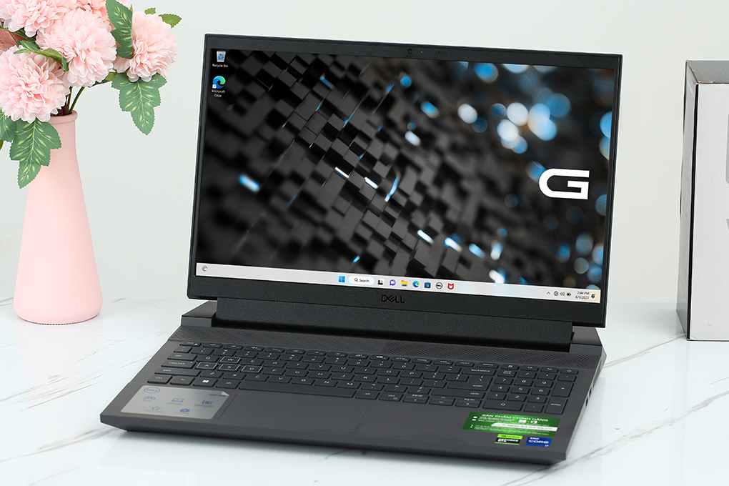 Laptop Dell Gaming G15 5530 i7 13650HX/16GB/512GB/8GB RTX4060/165Hz/OfficeHS/Win11 (i7H165W11GR4060) Màu Xám