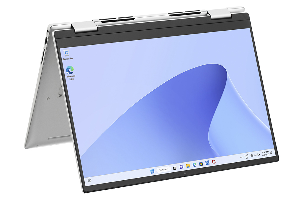 Laptop Dell Inspiron 14 7430 2-in-1 i7 1355U/16GB/512GB/Touch/Pen/OfficeHS/Win11 (i7U165W11SLU) Màu Bạc