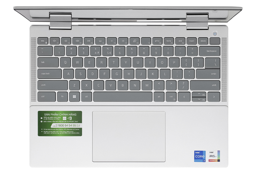 Laptop Dell Inspiron 14 7430 2-in-1 i7 1355U/16GB/512GB/Touch/Pen/OfficeHS/Win11 (i7U165W11SLU) Màu Bạc