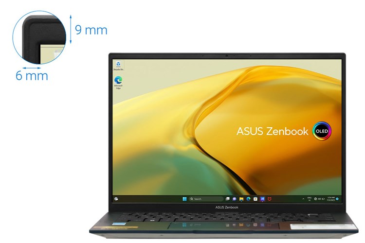 Laptop Asus Zenbook 14 OLED UX3402VA i7 1360P/16GB/512GB/Cáp/Túi/Win11 (KM068W) Màu Xanh