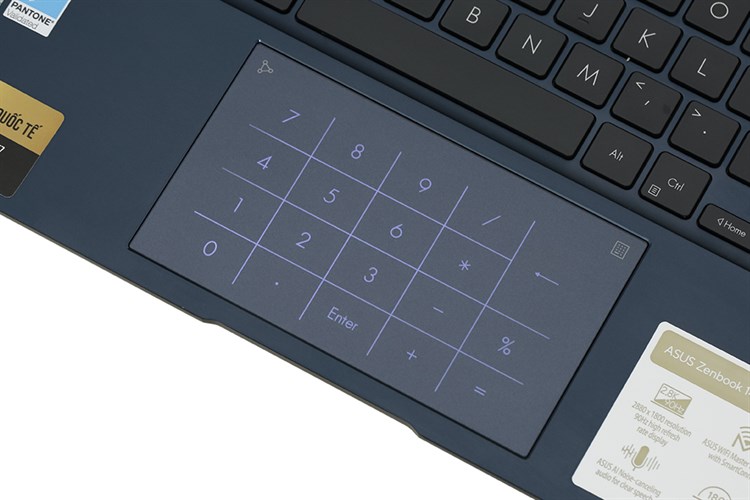 Laptop Asus Zenbook 14 OLED UX3402VA i7 1360P/16GB/512GB/Cáp/Túi/Win11 (KM068W) Màu Xanh