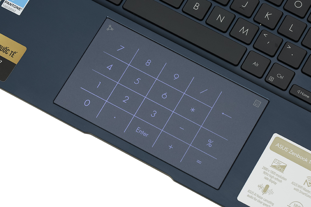 Laptop Asus Zenbook 14 OLED UX3402VA i7 1360P/16GB/512GB/Cáp/Túi/Win11 (KM068W) Màu Xanh