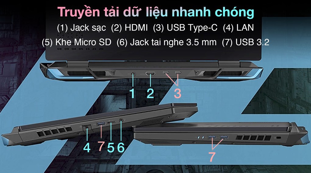 Laptop Acer Gaming Predator Helios Neo 16 PHN16 71 7460 i7 13700HX/8GB/512GB/6GB RTX4050/165Hz/Win11 (NH.QLTSV.004)