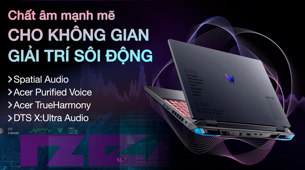 Laptop Acer Gaming Predator Helios Neo 16 PHN16 71 7460 i7 13700HX/8GB/512GB/6GB RTX4050/165Hz/Win11 (NH.QLTSV.004)