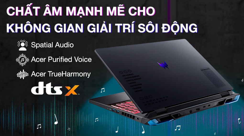 Laptop Acer Gaming Predator Helios Neo 16 PHN16 71 74BA i7 13700HX/16GB/512GB/8GB RTX4060/165Hz/Win11 (NH.QLUSV.004)