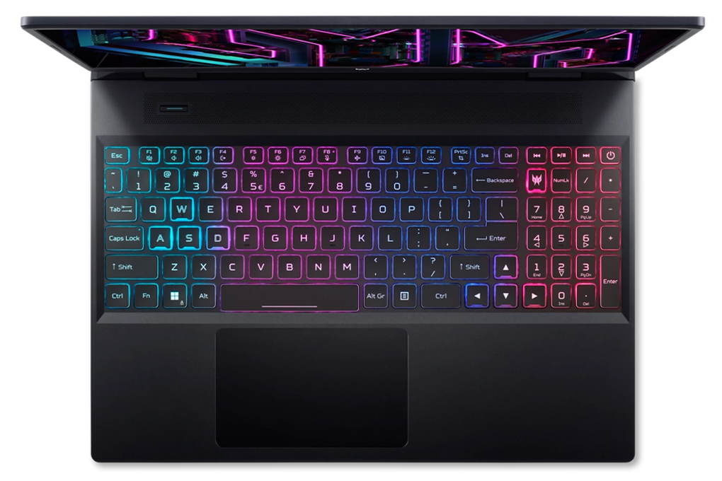 Laptop Acer Gaming Predator Helios Neo 16 PHN16 71 74BA i7 13700HX/16GB/512GB/8GB RTX4060/165Hz/Win11 (NH.QLUSV.004) Màu Đen