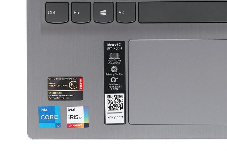 Laptop Lenovo Ideapad 3 15ITL6 i5 1155G7/8GB/512GB/Win11 (82H803RRVN) Màu Xám