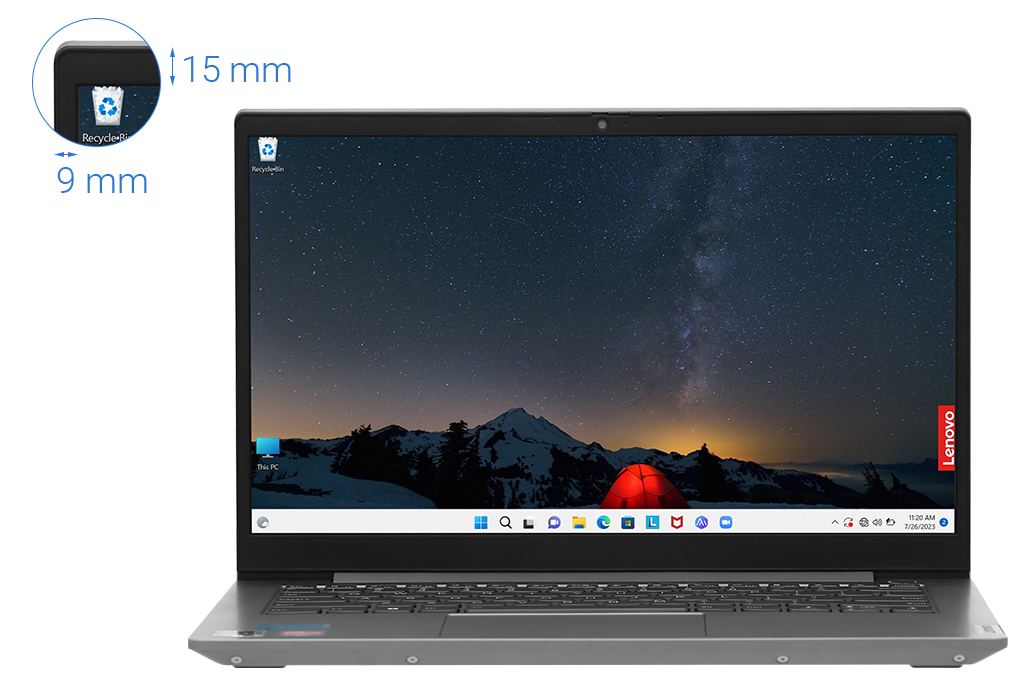 Laptop Lenovo ThinkBook 14 G3 ACL R3 5300U/8GB/256GB/Win11 (21A200RWVN) Màu Xám